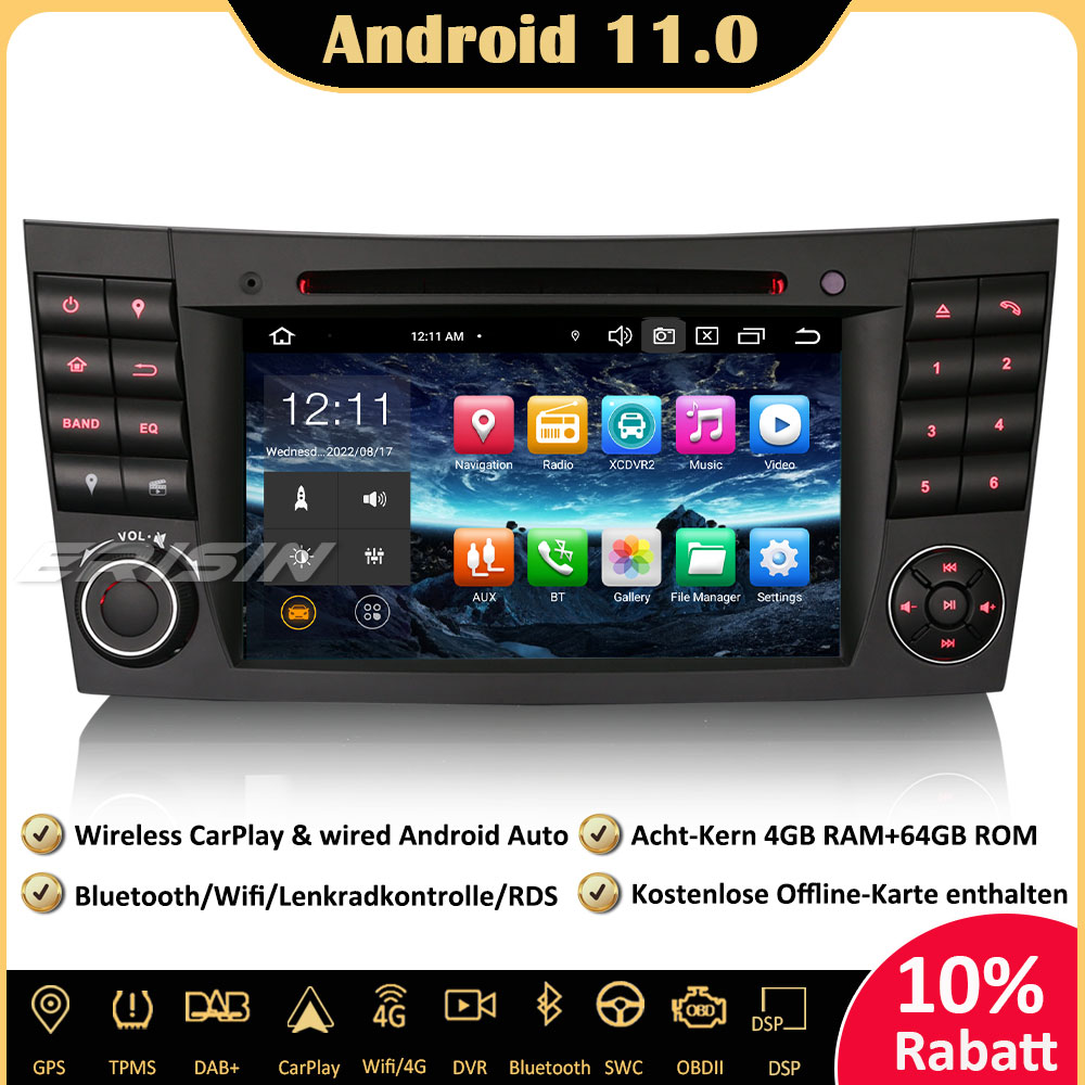 Erisin Es E Core Android Dab Dsp Car Radio Carplay Obd Gps