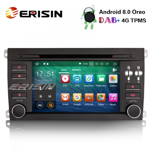 Erisin ES7897S 7" Octa-Core Car Stereo Android 8.0 DAB+ BT CD GPS for PORSCHE CAYENNE