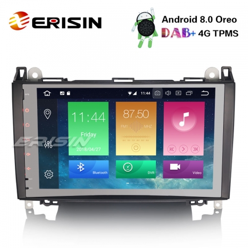 Erisin ES7492B 9" Android 8.0 Car Stereo DAB+GPS Mercedes A/B Class Sprinter Vito Viano VW Crafter