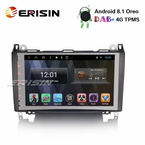Erisin ES8292B 9" Android 8.1 DAB+4G GPS Autoradio Mercedes Benz A/B Classe Sprinter Viano Vito