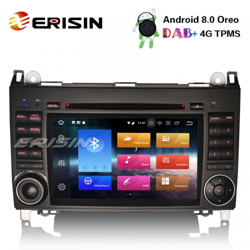 Erisin ES7472B 7" Android 8.0 Car Stereo GPS DAB+ 4G DVD Mercedes Benz A/B Class Sprinter Vito Viano