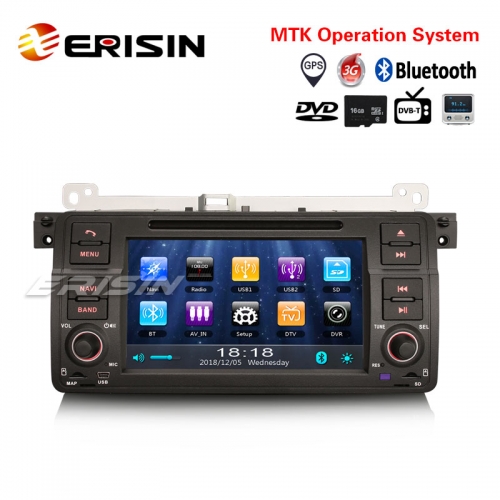 Erisin ES746B 7" Autoradio GPS TNT USB Bluetooth CD 3G BMW 3 Series E46 M3 318 320 Rover 75 MG ZT