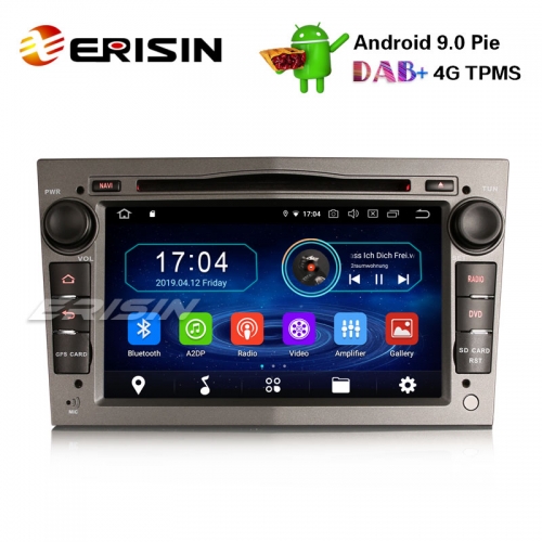 Erisin ES4960PG 7" Car Stereo Android 9.0 DAB+GPS BT Opel Vauxhall Vivaro Astra Corsa Zafira Signum
