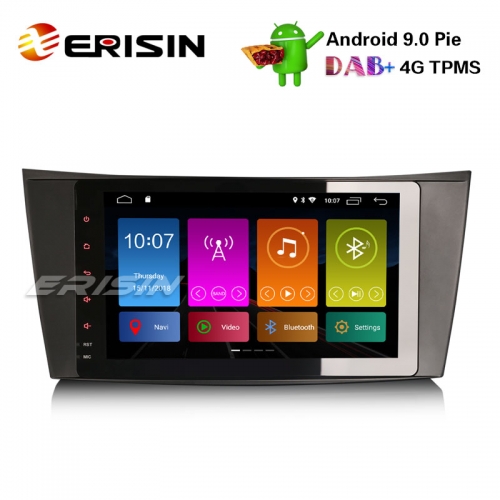 Erisin ES2981E 8" Mercedes Benz E/CLS/G Class W211 W219 Car Stereo GPS DAB+ Android 9.0 Wifi BT