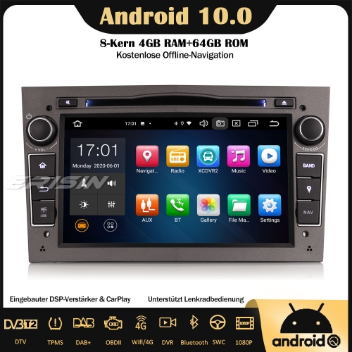 Erisin ES8160PG 8-Core Android 10.0 DAB+DSP Car Stereo CarPlay Sat Nav OBD GPS SWC DVR CD For Opel Vauxhall Astra Corsa C/D Zafira Signum