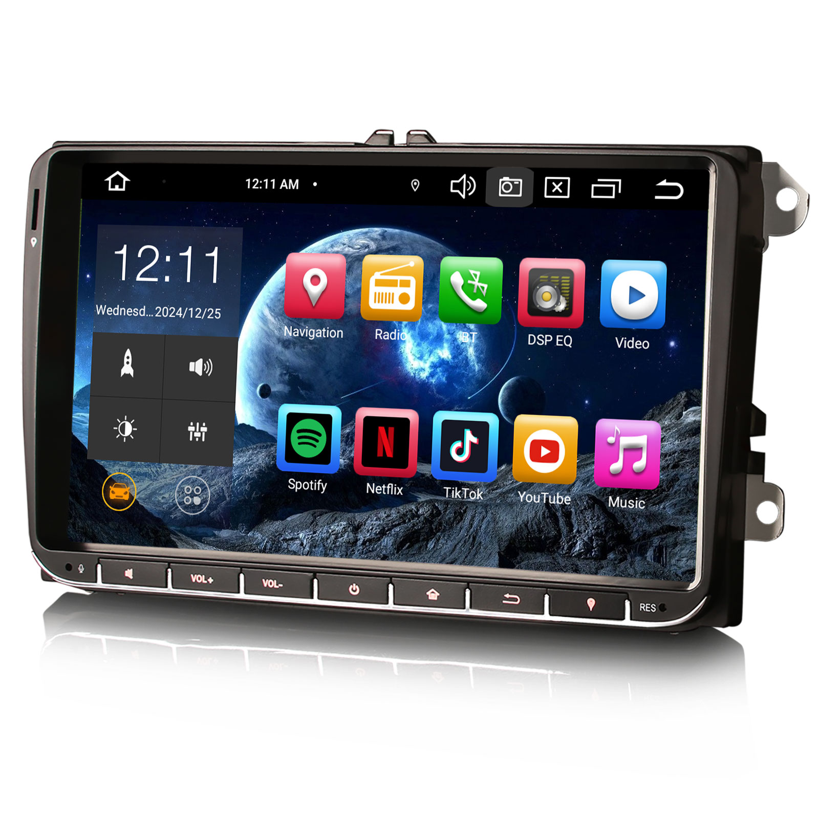 Erisin ES8552V 9 inch 8-Core Android 14 Car Stereo GPS Navi CarPlay ...
